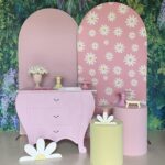 Dois cilindros + cômoda rosa + dois romanos +R$ 20,00