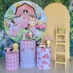Três cilindros + romano bege + escadinha +R$ 75,00