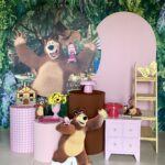 Três cilindros + mini cômoda + romano rosa + escadinha +R$ 105,00