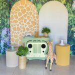 Três cilindros + cômoda verde + romano bege